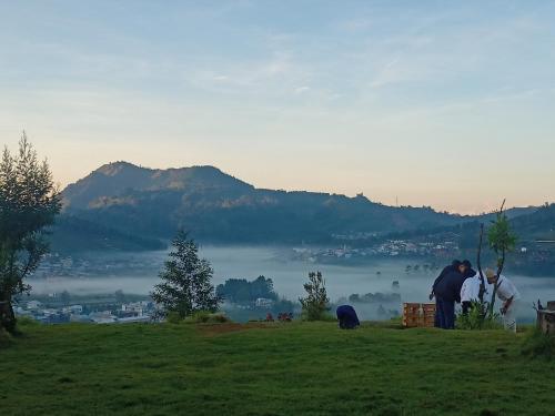 ヴィラの近くで見られる自然の景観