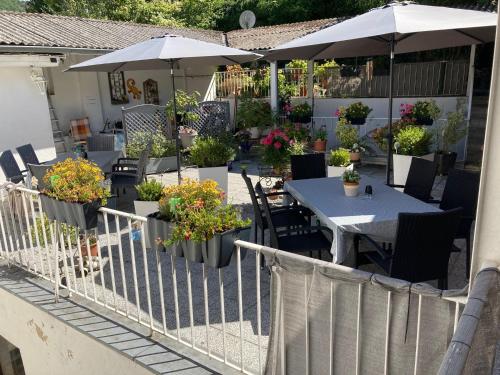 Un balcón o terraza de Living Above The Roofs Of Cochem