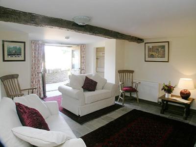 Posezení v ubytování Mouse Castle Barn