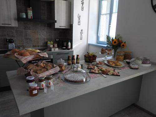 Jídlo v bed and breakfast nebo okolí