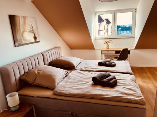 Χώρος καθιστικού στο Apartments am Exerzierplatz Pirmasens