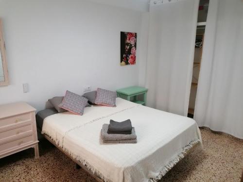 Ένα ή περισσότερα κρεβάτια σε δωμάτιο στο Apartamento playero