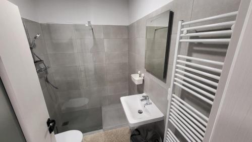 Koupelna v ubytování Šumavská pohoda Zdíkovec 21