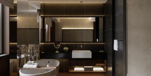 Ένα μπάνιο στο The Panda Artisan, Taikoo Li Xilia Hotel