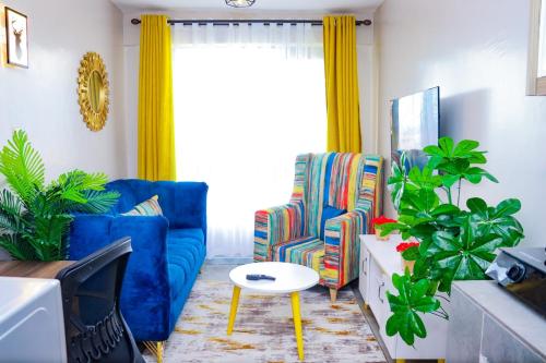 Χώρος καθιστικού στο Chemba Units