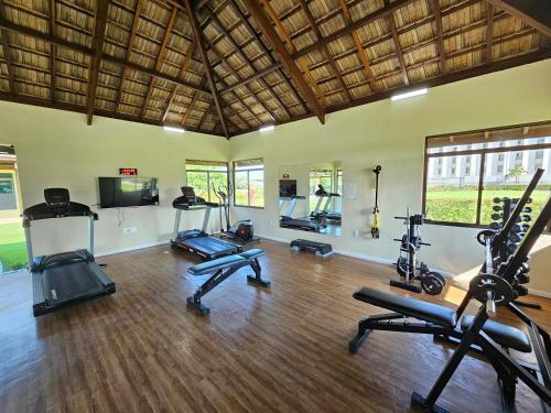 Fitness centrum a/nebo fitness zařízení v ubytování Carneiros Beach Resort by CTA