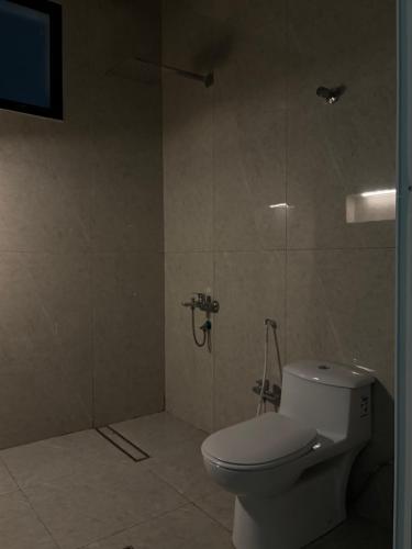 Koupelna v ubytování روڤان