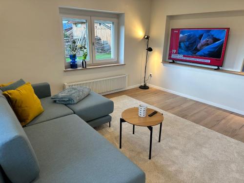 Posezení v ubytování Urlaub im bayerischen Wald