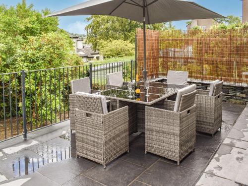 Balkón nebo terasa v ubytování Birkrigg