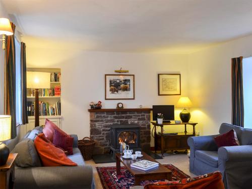 Posezení v ubytování Coulags Croft