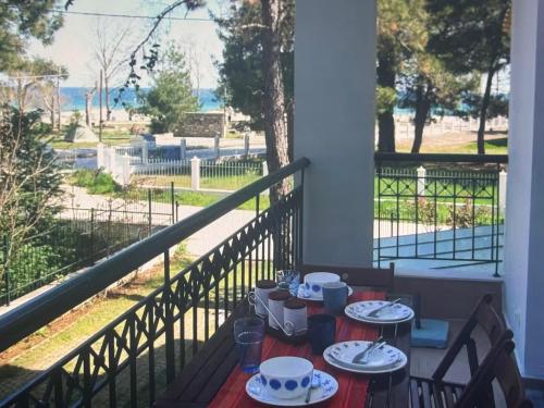 Μπαλκόνι ή βεράντα στο Thassos sea whisper , golden sand