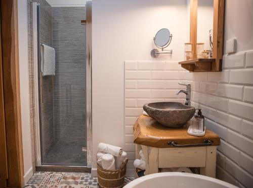 Koupelna v ubytování Flurry's Lodge