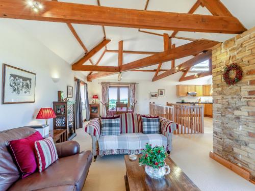 Χώρος καθιστικού στο New Park Farm - Church Cottage