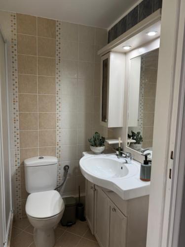 Ένα μπάνιο στο Elathea Guest House