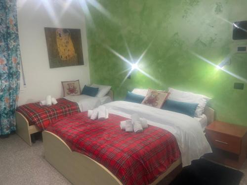 Postel nebo postele na pokoji v ubytování Madonna dell'ancora