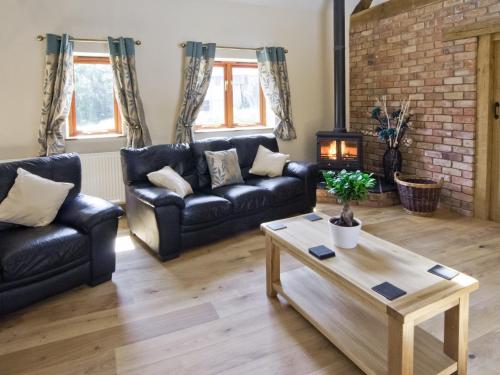 Posezení v ubytování Cefnaire Isaf