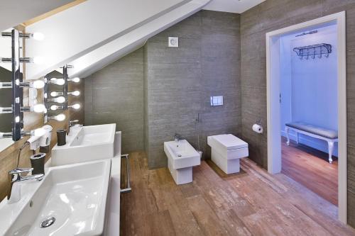 Kúpeľňa v ubytovaní Lemon Apartments