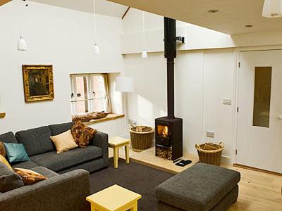 Istumisnurk majutusasutuses Madeleine's Barn