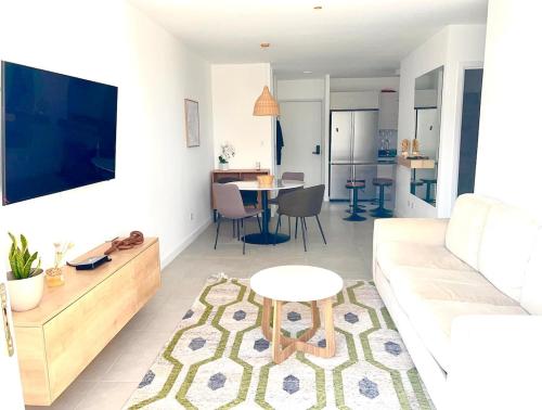 TV a/nebo společenská místnost v ubytování Charming Apartment in Curridabat