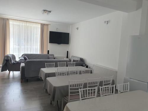 Een TV en/of entertainmentcenter bij Casa Bogdan
