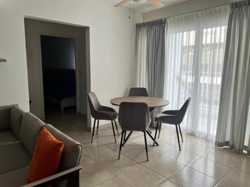 Posezení v ubytování Escapada familiar playa, toboganes y diversión fuera de la ciudad