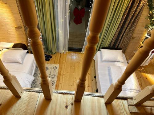 Posezení v ubytování Tasia's Cottage