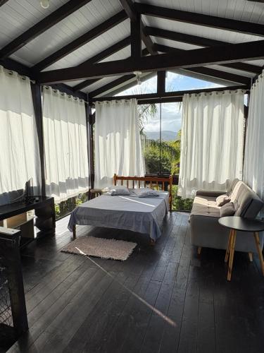 Ένα ή περισσότερα κρεβάτια σε δωμάτιο στο Residencial Solar del Nieto