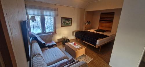 Et opholdsområde på Perinnetalo Taivalkoskella