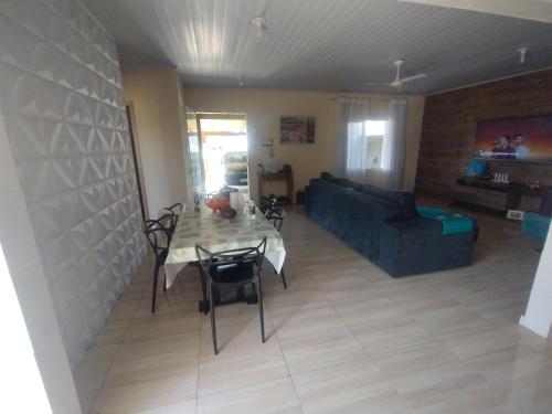 Χώρος καθιστικού στο Casa férias em torres