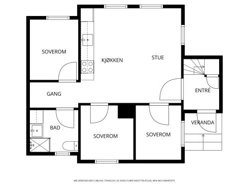 Plantegning af Jordeplegarden Apartments