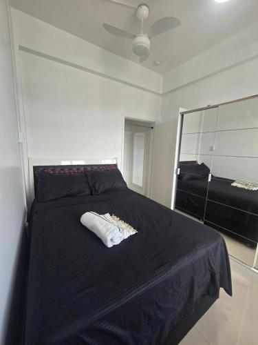 Postel nebo postele na pokoji v ubytování Calçadão Felipe S. (tudo a pé)