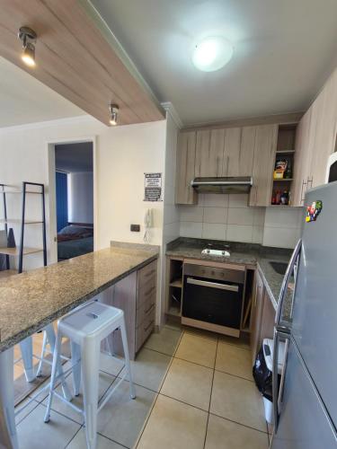 Kuchyň nebo kuchyňský kout v ubytování Departamento Elizabeth