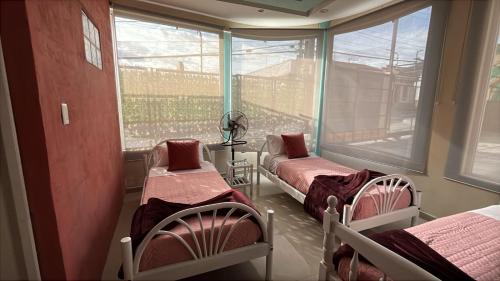 Posezení v ubytování Chakiñan Hospedaje & Eventos