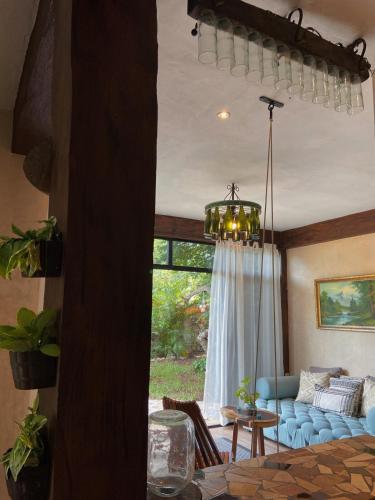 Χώρος καθιστικού στο Casa Los Tamarindos