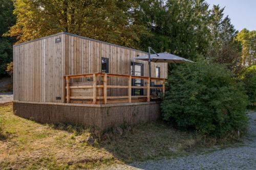 Zahrada ubytování Lodges Arverne