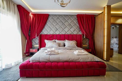 Postel nebo postele na pokoji v ubytování Riad Kasbah AMALOU