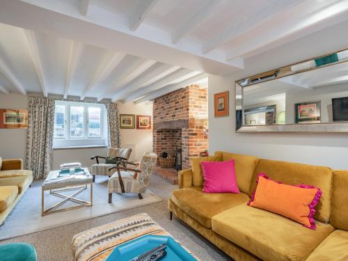 Posezení v ubytování Orchard Farmhouse