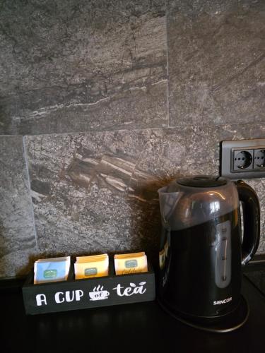 Příslušenství pro přípravu čaje a kávy v ubytování Mountain house