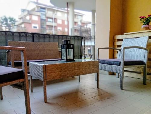 Χώρος καθιστικού στο B&B Rivoli