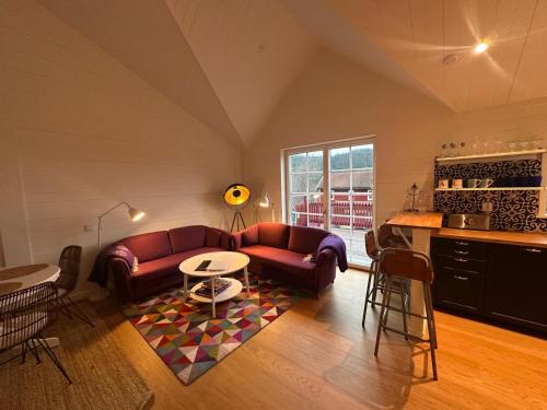 Posezení v ubytování Bagargården7. bed & breakfast (Åre Bageri)