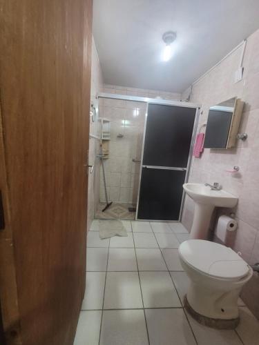 Een badkamer bij Casa da vó julieta