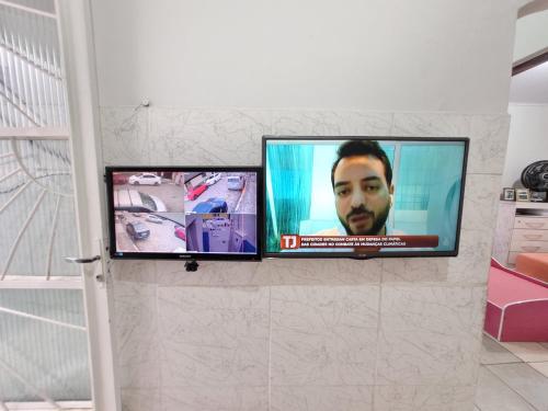 Een TV en/of entertainmentcenter bij Casa da vó julieta
