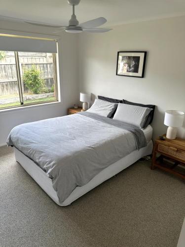 Ένα ή περισσότερα κρεβάτια σε δωμάτιο στο Beach Escape Torquay