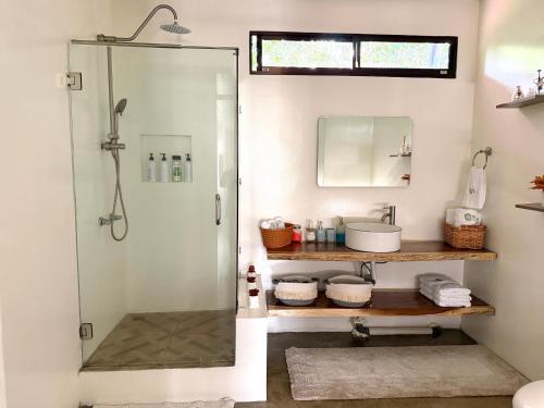 Koupelna v ubytování Casa Boho