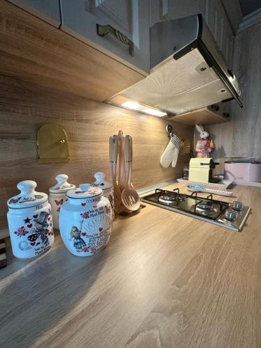 Køkken eller tekøkken på Wanderland by Eden Luxury