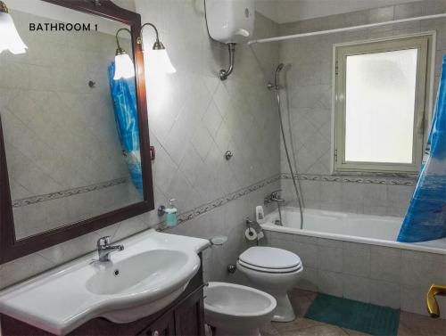 Koupelna v ubytování Villa Giovanna