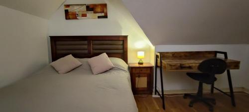 Ένα ή περισσότερα κρεβάτια σε δωμάτιο στο Lorena