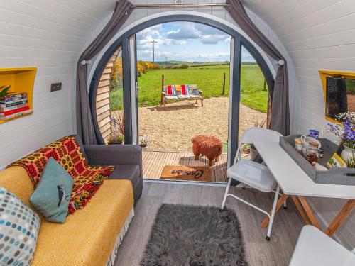 Posezení v ubytování Hafan Fach - Cottage