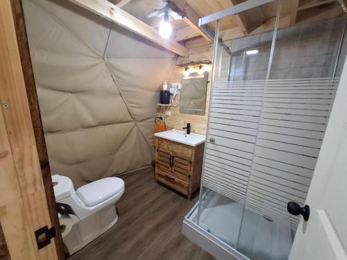 Ένα μπάνιο στο Cabaña y Domos El Pescador Coyhaique