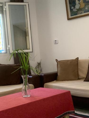 Χώρος καθιστικού στο Au coeur du village sidi bousaid